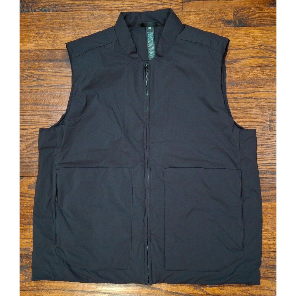 Lululemon Athletica Black Insulated Sleeveless Vest Men's Size Medium